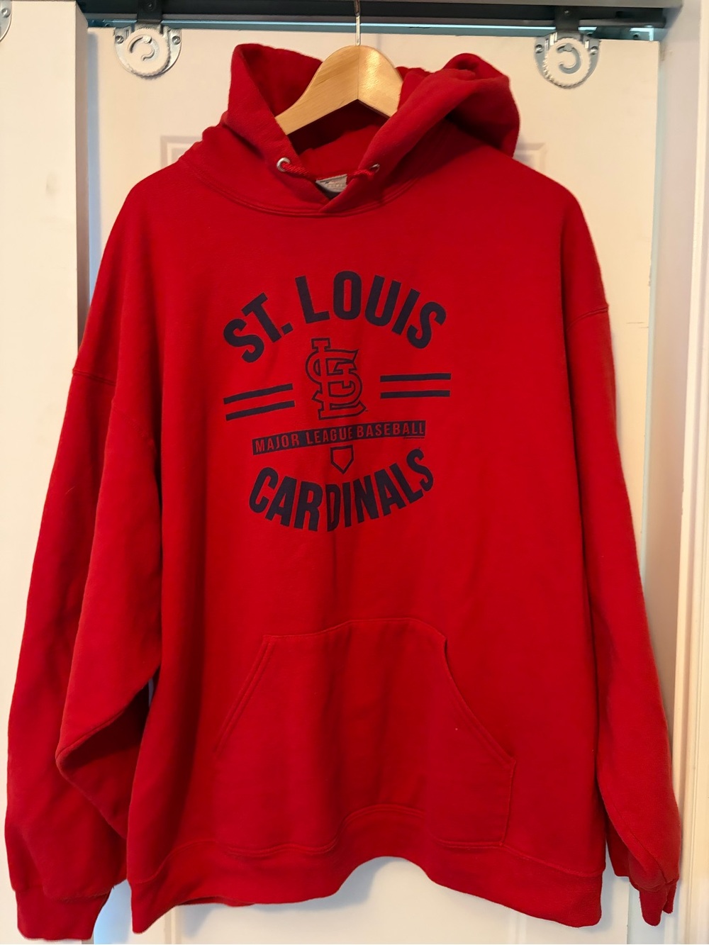 Genuine Merchandise St. Louis Cardinals Red Hooded Sweatshirt